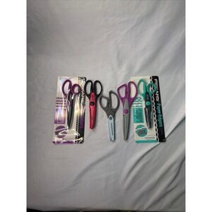 Fiskars Paper Edgers Decorative Craft Scissors Lot of 5 Scallop Seagull Elegance